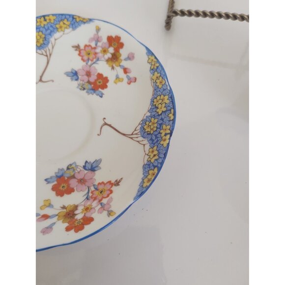 Rare Vintage Royal Albert Cup & Saucer "Florette" pattern 1930's - Picture 10 of 13